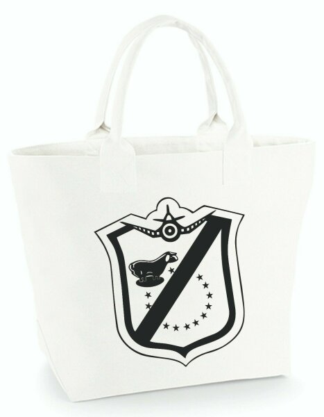 US Army Blacksheep VMF-214 Pappy Boyington WWII Canvas Bag Shopper Umhängetasche