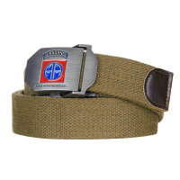 US Army G&uuml;rtel 82nd Airborne Buckle Belt -130cm...