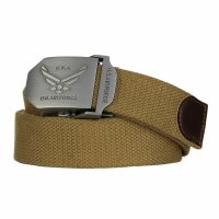 US Army Gürtel USAF Airforce Insignia Wing Buckle...