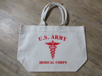 US Army Medical Corps Aescula Stab Mash Vietnam Canvas Bag Shopper Umh&auml;ngetasche