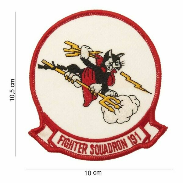US Navy Strike Fighter Squadron 191st Hellcat  Tomcat USMC Patch Aufn&auml;her Felix
