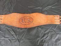US Nierengurt Kidney Belt Motorcycle 40s 50s Leather Belt...