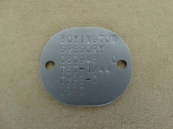 USMC USN US Navy Dog Tags Chain ID Disks Your Name Erkennungsmarke VMF-214 WK2 2