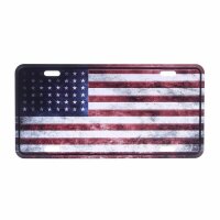 License Plate WK2 US Army Vintage Series 48 Stars Flag...