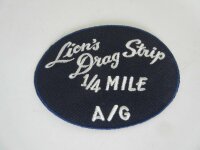 Patch Lions Drag Strip A/G 1/4 Mile Ratty Hot Rod Nose...