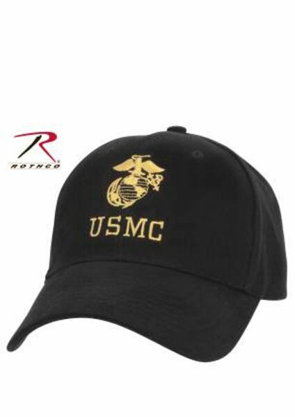 US Army Baseball Cap USMC Black Airborne Screaming Eagle USMC Marines Vietnam