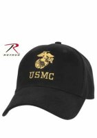 US Army Baseball Cap USMC Black Airborne Screaming Eagle USMC Marines Vietnam