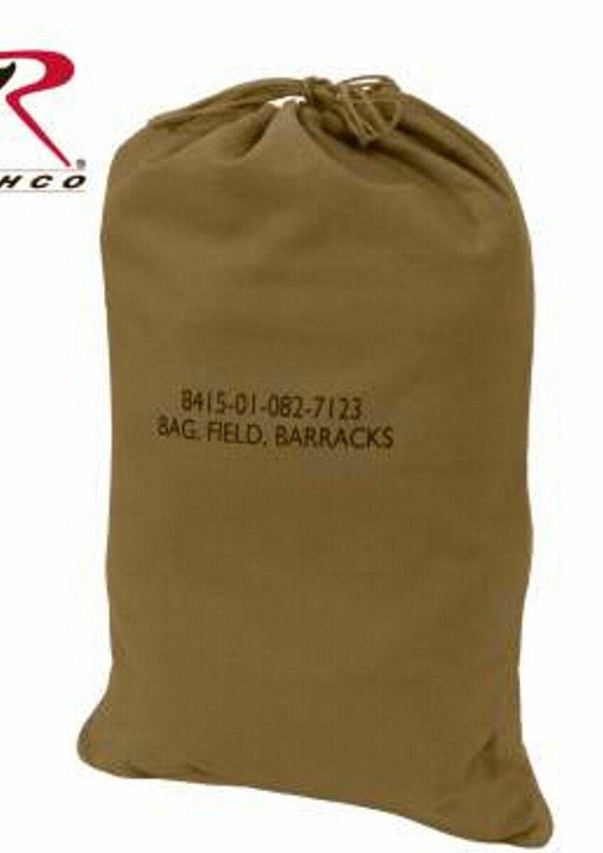 US Army GI Type Duffle Bag Barrack Bag Navy Marines USMC WK2 Cargo Co