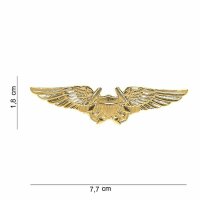 US Army Airforce Pilot Wings Insignia Badge Pin Navy Airforce Marines WK2 WKII WW2