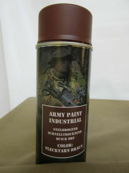 400ml (1L-16,25€) BW NATO Flecktarn Braun Brown Stumpfmatt Spraydose Bundeswehr