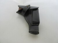 WH Pistolentasche Radom Black Uniform Pistol Holster Leather Wehrmacht WK2 WW2