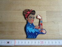 Betty Boop Pin-up We are Strong WASP Patch US Army...