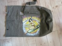Dinah Might Riding Pin-up Denim Seesack Canvas Duffle Bag...