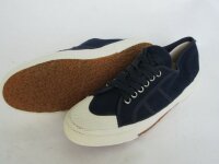 Ital Bordschuhe Army Sneaker Canvas Navy Blue Leinen...