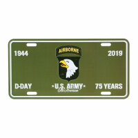 License Plate WK2 US Army D-Day Nations Normandy 75th...