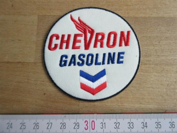Patch Chevron Gasoline Fuel V8 Hot Rod Jacket Nose Art Rockabilly US Car Speed