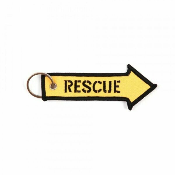 Schl&uuml;sselanh&auml;nger &quot;Rettung&quot; Rescue Arrow Key Ring Chain Keyhanger Fun Biker