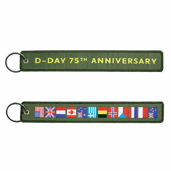 Keyring WK2 US Army Key Ring D-Day Nations Normandy 75th Anniversary