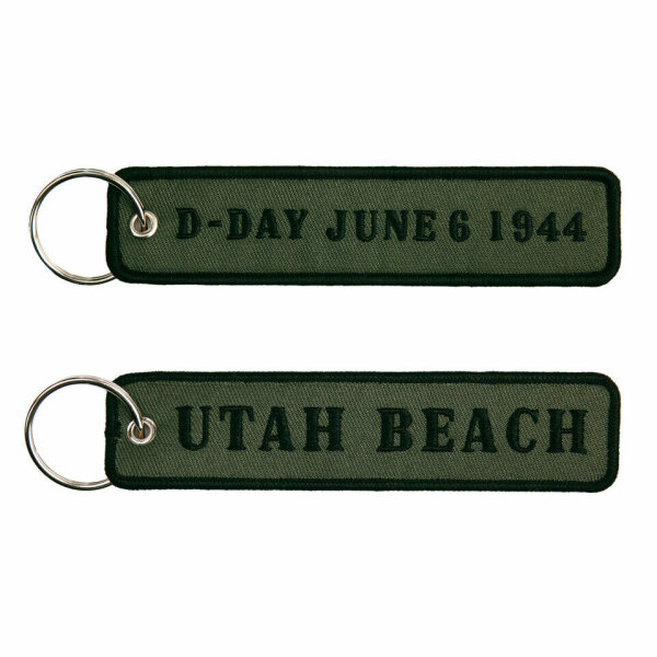 Schlüsselanhänger WK2 US Army Key Ring D-Day Utah Beach Normandy 75 Anniversary