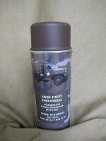 400ml (1L-16,25€) BW NATO Lack Lederbraun RAL8027...