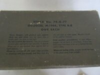 US Army Polaroid Airforce B8 Flying Goggles M-1944 WK2 WWII Mint in Box USAAF