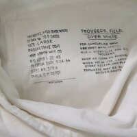 US Army Trousers Field Overwhite M1944 WKII WWII Winter Hose Snow Camo QM Depot