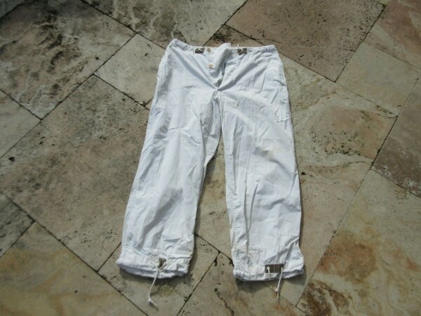 US Army Trousers Field Overwhite M1944 WWII Winter Hose Snow Camo QM Depot WK2 M