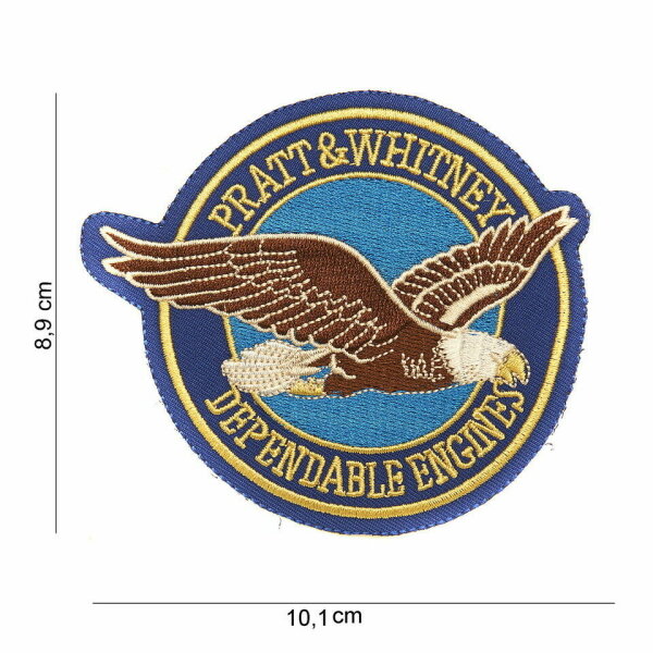 US Army WWII PATCH PRATT &amp; WHITNEY DEPANDABLE ENGINES Paratrooper Eagle WK2