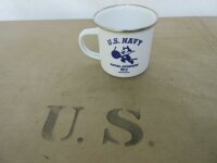 Wildcat Tomcatter Felix the Cat US Army Emaille Tasse...