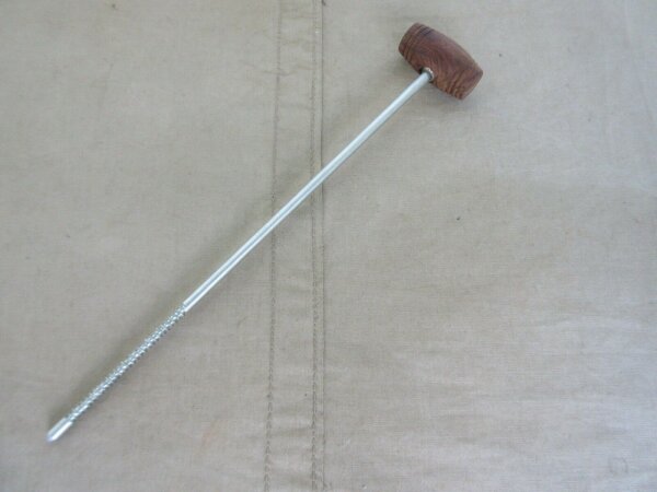 WWI WK1 Ari 08 Holster Putzstock Cleaning Rod Artillerie Luger Wood Brush WH WK2