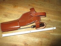 WWI WK1 C96 Mauser Rote 9 Holster Tragegestell + Putzstock Leather Harness + Rod
