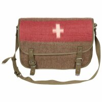 Armee Wolldecke Swiss Army Blanket Medical Bag Umh&auml;ngetasche Red Cross Tasche