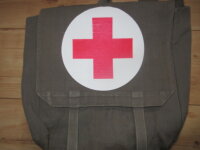Britische Kampftasche Pack M37 Combat Bag Umhängetasche Red Cross Medical Corps
