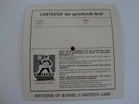 Cartavox der sprechende Brief Hansel &amp; Gretels Land Gl&uuml;ckwunsch Karte