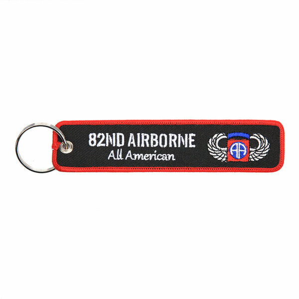 Schlüsselanhänger US Army 82nd Airborne Division Paratrooper Key Ring WW2 D-Day