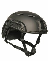 Tactical Helmet Mich Fast W/Rail Black Taktischer Helm...