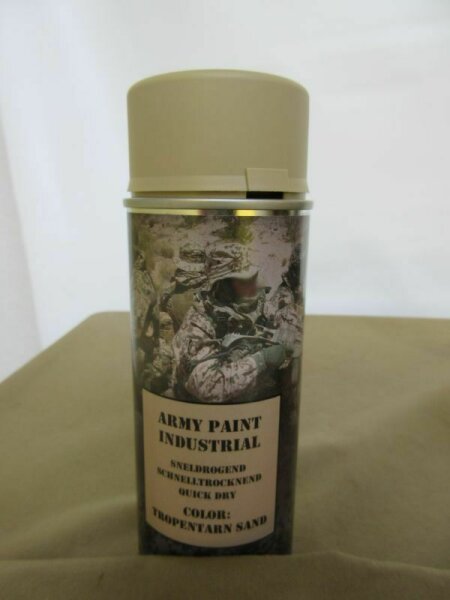 400ml (1L-16,25€) WH WK2 Tropentarn Sand RAL8020 Stumpfm Spraydose Wehrmacht