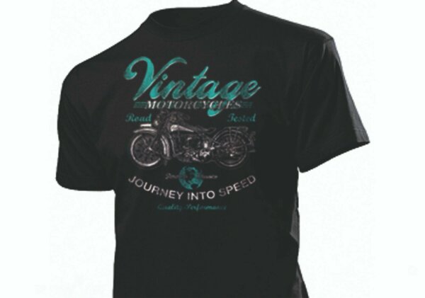 T-Shirt Vintage Motorcycles Journey into Speed Biker Bobber HD Coffee Racer