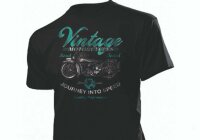 T-Shirt Vintage Motorcycles Journey into Speed Biker...