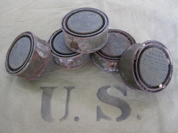 5 St. US Army WWII WK2 Brennpaste Ration Heating orig 1944 USMC Navy Marines WK2