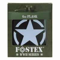 US Army Allied Star Flachmann Flask Schnapsflasche WWII D-Day Paratrooper USMC