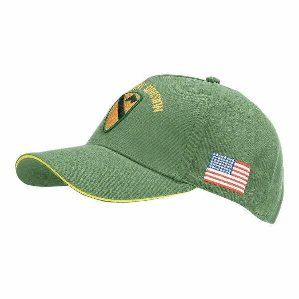 US Army Baseball Cap 1st Cavalry Division Vietnam First Team Patches Flag WWII O