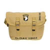 US Army Canvas Kampftasche Schultertasche WWII D-Day 101st Airborne Division Bag