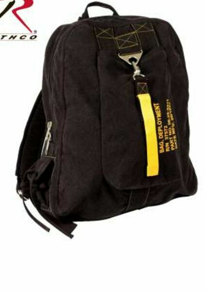 US Army Canvas Vintage Flight Bag Rucksack Backpack Para Traveller Weekender SW