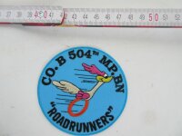 504th Transportation Division Road Runners Insignia Patch...