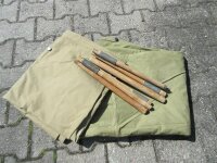 US Army Zelt Komplett mit Zeltstangen 1942 Tent Cover & Poles WWII WK2 USMC #2