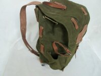 Armee Rucksack Backpack Kraxe Army Bag True Vintage Leather Canvas Camping Hiken