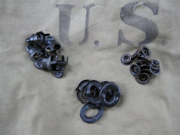 Verdeck Reparatur Set Drehverschlüsse Nieten US Army Car Truck 4x4 WWII WK2 #2