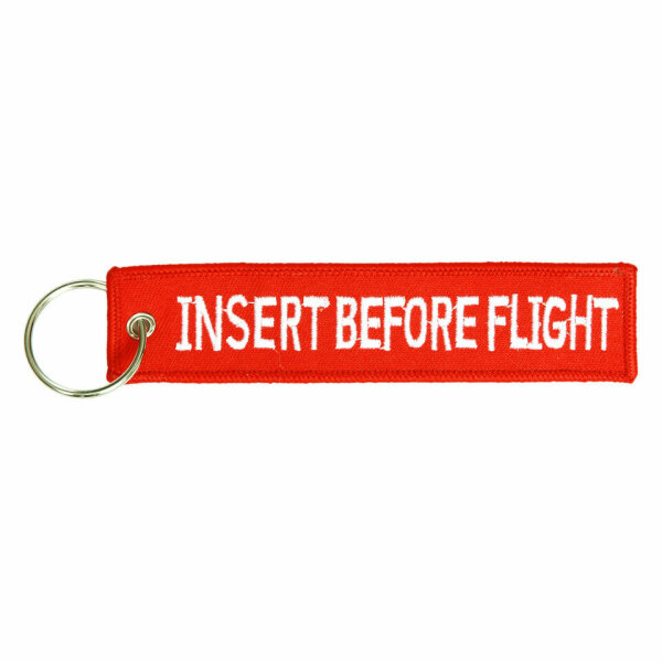 1 Stck Schlüsselanhänger Insert before Flight Airforce Piloten US Army