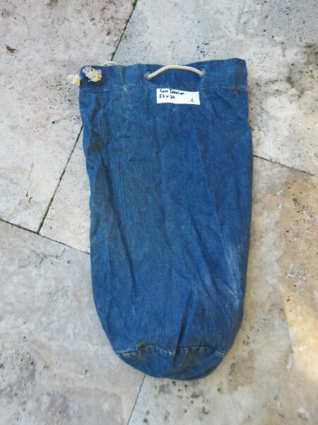 Original US Army Bag Barrack Wäschesack Raw Denim duffle Laundry Equipment WK2 #1